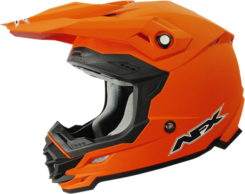 AFX FX-19R Solid Color Helmet Matte Orange Medium 0110-7047