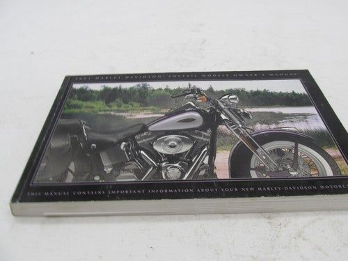 Harley-Davidson Official Factory 2001 Softail Owner's Manual 99469-01