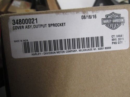 Harley Davidson Genuine NOS Output Engine Sprocket Cover Assembly 3480