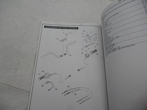 Harley Buell Official Factory 1997 Thunderbolt Parts Catalog 99570-97Y