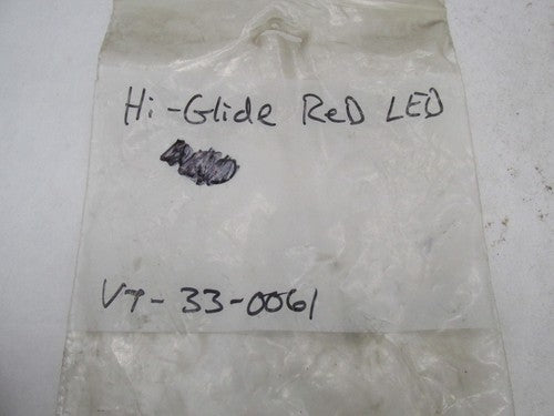 Harley Davidson V-Twin Chrome Hi-Glide Bullet Taillight Red Lens 33-00