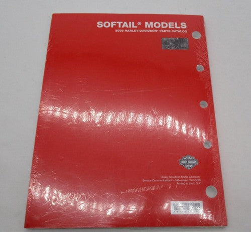 Harley Davidson Official Factory 2009 Softail Models Parts Catalog 994