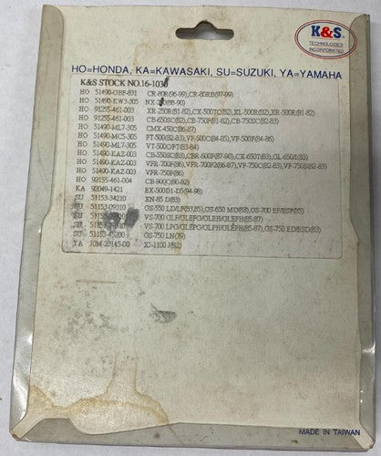 K&S Fork Seals 37x50x11 KS1030 16-1030