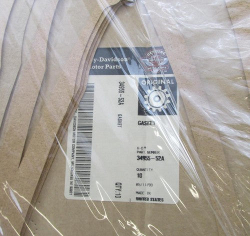Lot of 12 Harley Davidson Genuine NOS Primary Chain Cover Gaskets 3495