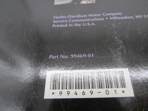 Harley-Davidson Official Factory 2001 Softail Owner's Manual 99469-01