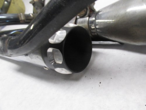 Harley Davidson Softail Rinehart Chrome Scalloped Exhaust System Assem
