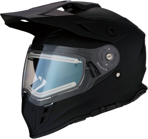 Z1R Range Solid Color Electric Snow Helmet Flat Black XS 0121-1147
