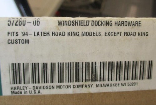 Harley Davidson Genuine NOS Chrome Windshield Docking Hardware Kit 572