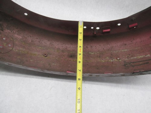 Harley Davidson Genuine Shovelhead Maroon 7" Rear Fender w/ Guide 97 L