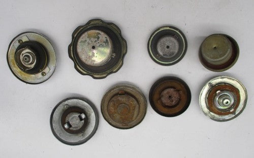 Mixed Lot of Vintage Motorcycle Fuel Gas Tank Filler Lids Caps