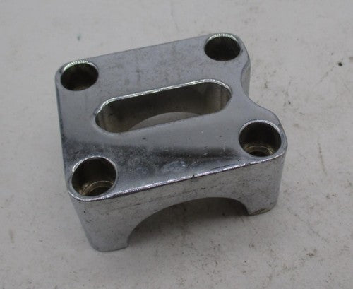 Harley Davidson Chrome Handlebar Clamp Bracket For Switch Housing
