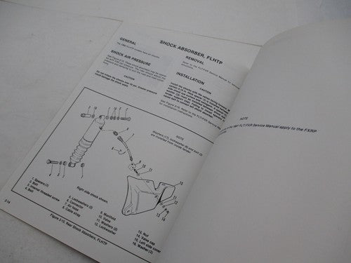 Harley Davidson Official 1991 Police Service Manual Supplement 99483-9