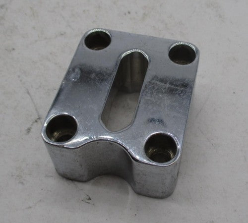 Harley Davidson Chrome Handlebar Clamp Bracket For Switch Housing