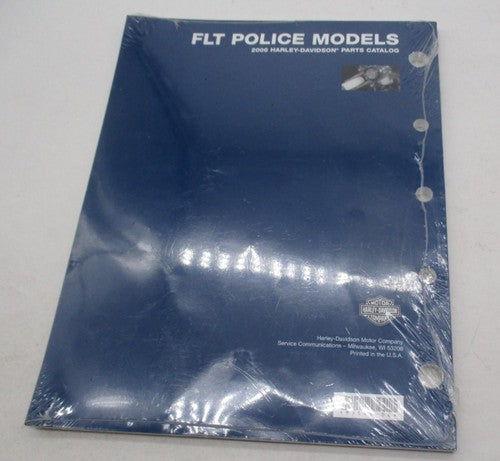 Harley Davidson Official Factory 2006 FLT Police Models Parts Catalog