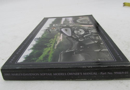 Harley-Davidson Official Factory 2001 Softail Owner's Manual 99469-01