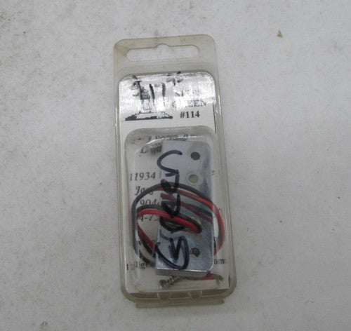 Universal Motorcycle Green Chrome LED Marker Light Wiring #114