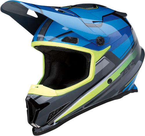 Z1R Rise MC Helmet Blue/Hi Viz 4XL 0110-7199