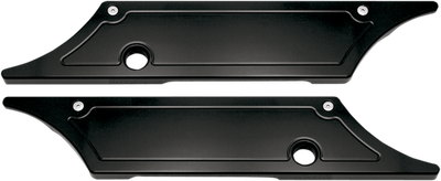 Pro-One Performance Saddlebag Latch Cover Black Anodized - Smooth PO10