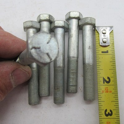 Lot of 6 Harley-Davidson OEM NOS 3/8"-24 x 2-1/2" Hex Head Bolts 4412