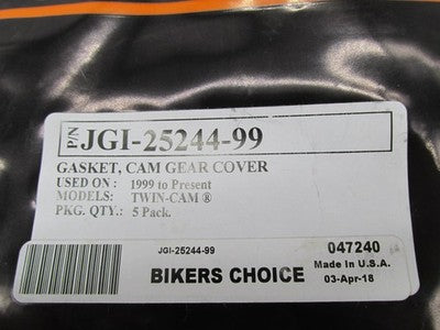 Lot of 3 James Gaskets Harley Davidson Twin Cam Gear Cover Gaskets JGI