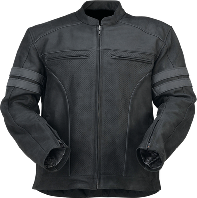Z1R Remedy Leather Jacket Black Medium 2810-3890
