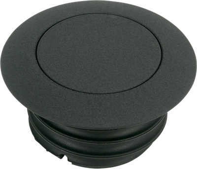 Drag Specialties Pop-Up Gas Cap Non-Vented - Black Wrinkle 0703-0327