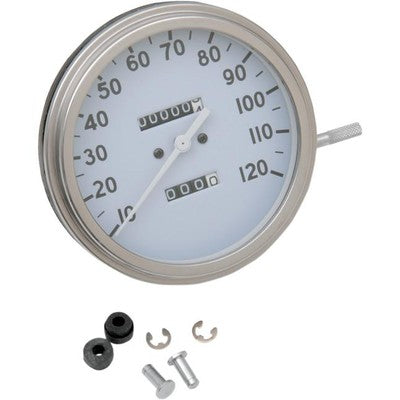 Drag Specialties 5in. Dash Mount 2240:60 Speedometer 36-40 Face DS-243