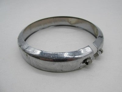 Harley-Davidson Chrome Passing Aux Auxiliary Lamp Light Trim Bezel Ring w/ Screw