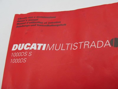 Ducati Official Factory 2006 Multistrada 1000DS Owner's Manual