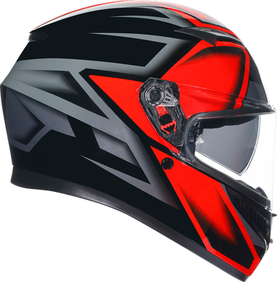 AGV K3 Compound Helmet Black/Red Medium 2118381004009M