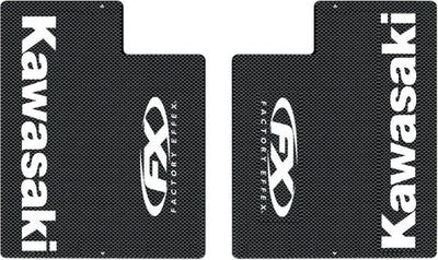 Factory Effex Full Wrap Carbon Fiber Fork Shields Kawasaki - White FX0