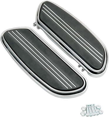 Drag Specialties Streamline Driver Floorboards Chrome 1621-0347