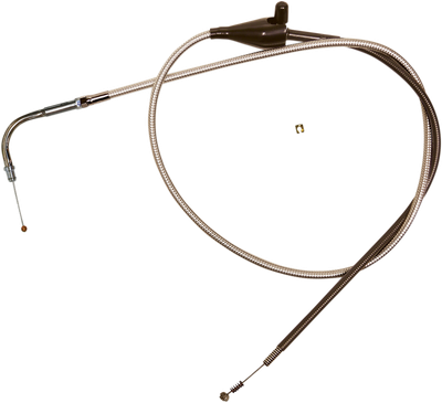 Magnum Polished Stainless Braided Idle Cable 44in. 5432