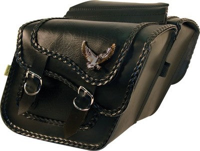 Willie & Max Black Magic Compact Slant & Super Slant Saddlebags Slant