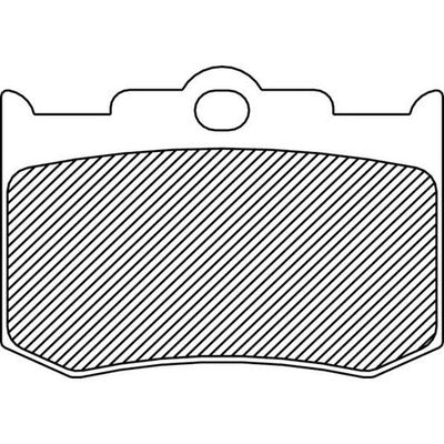 Drag Specialties Organic Brake Pads 1720-0208