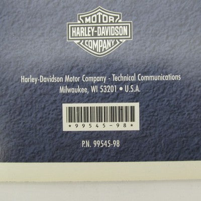 Harley-Davidson Official 1998 Police Models Parts Catalog Supplement 9