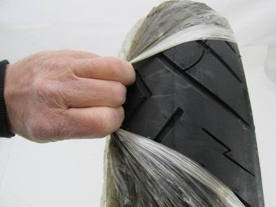 Shinko SR777F 130/60 B19 Motorcycle Front Tubeless Whitewall Tire 87-4