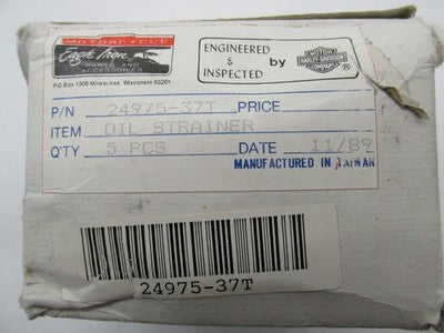 Lot of 4 Harley-Davidson Eagle Iron Genuine NOS Oil Strainers 24975-37T