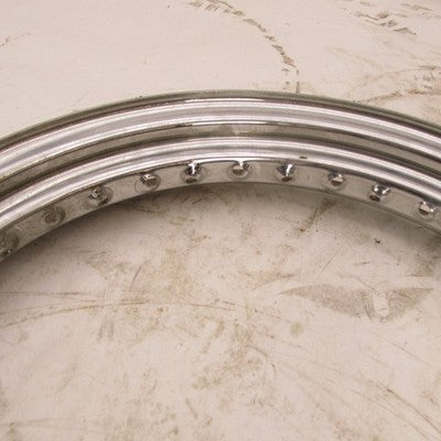 Harley Davidson OEM 19x2.50 Chrome Steel 40-Hole Front Wheel Rim 43018