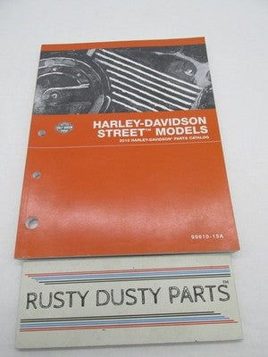 Harley-Davidson Official Factory 2015 Street Models Parts Catalog 9961