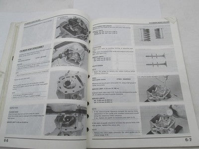 Honda Official Factory 1986-1995 CN250 Helix Service Shop Manual Book
