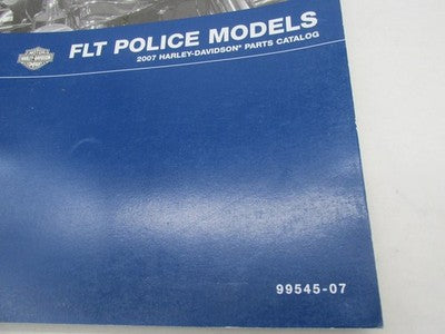 Harley-Davidson Official Factory 2007 FLT Police Models Parts Catalog