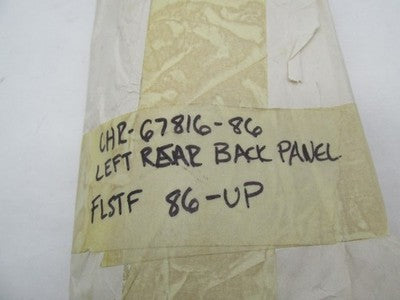 Harley Davidson Genuine NOS Chrome Left Side Rear Back Panel Fork Cove