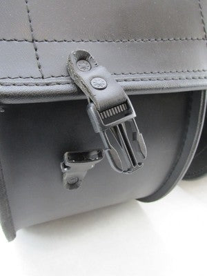 Pair of Viking Bags Harley Davidson Black Semi Rigid Lockable Saddleba