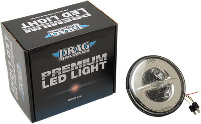 Drag Specialties Premium 7" Reflector Style LED Headlamp 2001-1542
