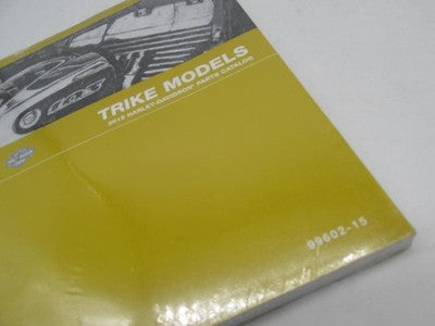 Harley Davidson Official Factory 2015 Trike Models Parts Catalog 99602