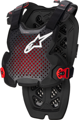 Alpinestars A-1 Roost Guard Black/Red XL/2XL 67001231431XL2X