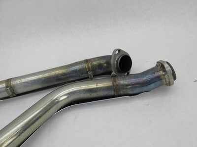 Set of Harley-Davidson Chrome EVO Drag Exhaust Pipes with Baffles