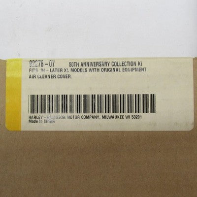 Harley Davidson Genuine NOS Air Cleaner 50th Anniversary XL Medallion