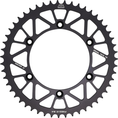 JT 520 Rear Sprocket 51 Tooth Black JTA822.51BLK